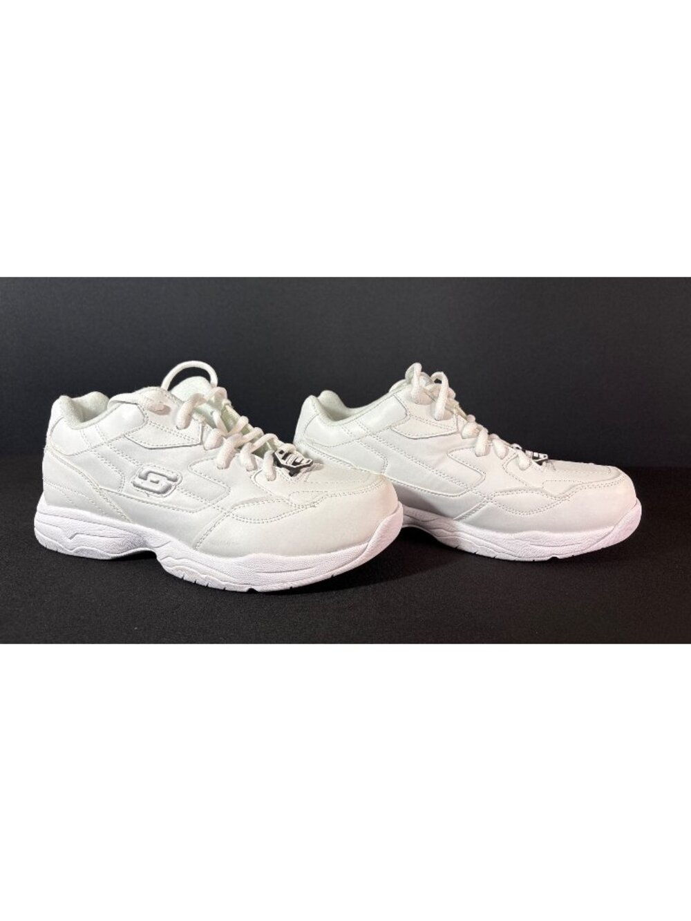 Skechers Work Women's Slip Resistant Sneakers White Athletic Shoes Wide Width